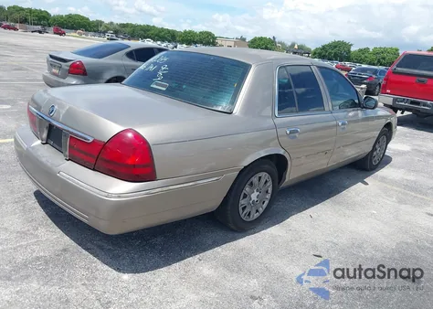 2004 Mercury Grand Marquis Gs из США, поврежденный, VIN 2MEFM74W34X613385